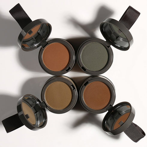 Magical Fluffy Thin Hair Powder Shadow Makeup Concealer, Instant Gray Coverage, 4g (01 Brown)