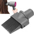 Professional Hairdressing Blower Dryer Comb Attachment - Wide Tooth Styling Tool for Straightening Natural Curly Hair