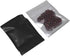 PABCK 100 Pcs Clear Mylar Bags - Matte Black 2.9x3.9inch, Heat Seal Resealable Airtight Zipper Lock Pouch