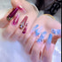 Natural Coffin Acrylic Nails - 500pcs Half Cover Ballerina Nails Tips Long Acrylic False Fake Nail Artificial, 10 Sizes