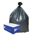 Berry PLA6070 Hexene Resin Heavy Duty Waste Can Liner, 55-60 Gal, 1.55 Mil, Coreless Rolls, 39" x 56", Gray, Pack of 50