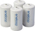 Eneloop Panasonic BQ-BS1E4SA D Size Battery Adapters - Use with Ni-MH Rechargeable AA Battery Cells, 4 Pack