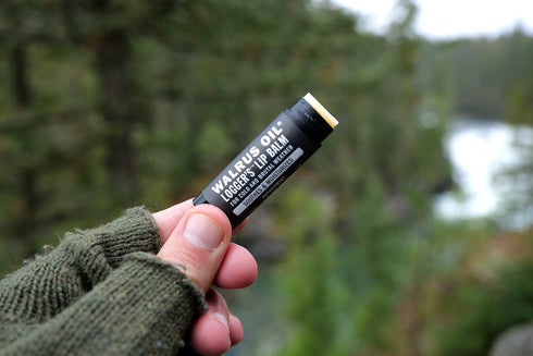 WALRUS OIL Logger's Lip Balm - 2-Pack, 100% Vegan with Candelilla Wax, Almond, Coconut, Jojoba Oils & Natural