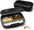 zeeho Travel Pill Organizer 7-Compartment Large Capacity Medicine Box with Dual Lock Secure