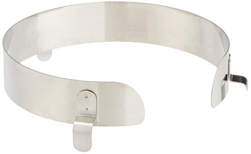 Sammons Preston Large Stainless Steel Food Guard for 9" - 11" Plates, Easy to Clean and Dishwasher Safe Plate Protector