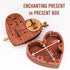 iDventure Tin Woodman's Heart, Mechanical Treasure Chest for Jewelry, Cryptex Gift Packaging, 3D Puzzle