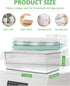 Dryer Sheet Holder - Dryer Ball Holder, Dryer Sheet Dispenser, Acrylic Dryer Sheet Holder Container with Lid, Bathroom Storage Containers for Laundry Pods, Clips, Dryer Balls and Sheets (No Balls)