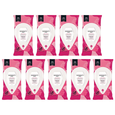 Summer's Eve Feminine Cleansing Cloths, Sensitive Skin, Sheer Floral 32 ea (Pack