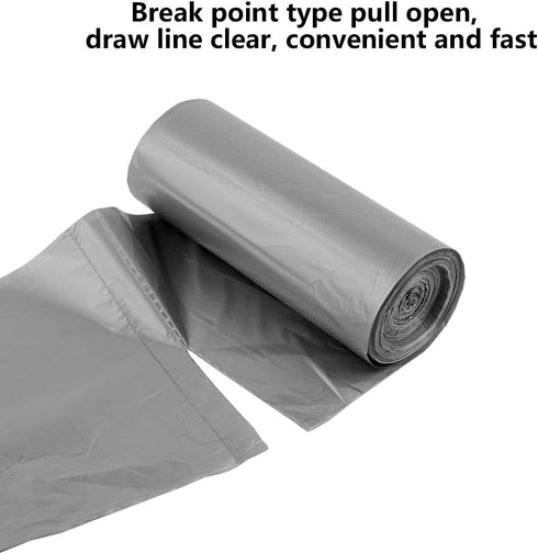 5 Rolls Small Trash Garbage Bags, 4 Gallon, 100 Counts, Durable Plastic Trash Bags for Office Home Bedroom