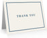Quni Brand Classic Thank You Note Card Set (24 cards with blank matching