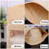 50 pcs Kraft Bags with Window Stand Up Ziplock Seal Paper Bag, Resealable Large Food Storage Pouch 1oz 3.5×5.5in