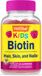 Biotin Gummies for Kids 5000 mcg - Supports Hair Growth, Skin Health, and Nails - Natural Flavors - GMO Free, Gluten