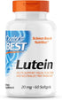 Doctor's Best Lutein, Vision Support, Gluten Free, 60 Softgels