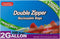 Neaties 2 Gallon Zipper Bags - Heavy Duty Clear Freezer Bags, Pack of 100