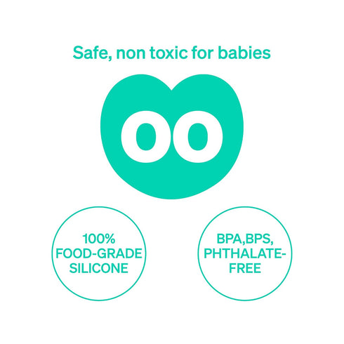 Training Baby Toothbrush, Silicone Baby Teething Toys for 4-12 Months, Infant Teether for Teething Relief