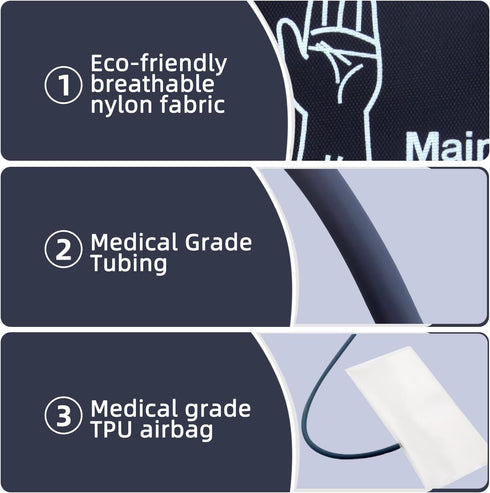 Large Blood Pressure Cuff, 8.7”-16.5” (22-42CM), Compatible with Omron BP Monitor, Replacement Cuff for Adult Big Arms