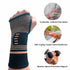Copper Wrist Compression Sleeves (2PCS) – Elastic Support Sleeve for Tendonitis, Arthritis, Sprains Pain Relief
