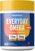 Oceanblue Omega-3 Supplement for Women | Burpless Fish Oil 720mg with Vitamin