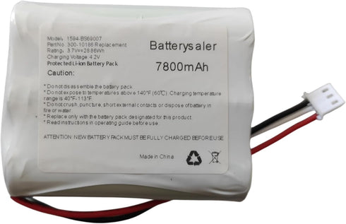 Batterysaler 3.6V Rechargeable Battery Pack, 300-10186 for ADT Security Panel, 7800mAh