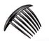 Women's French Twist Combs Plastic Side Hair Comb Set of 6, Seven Tooth, 3 Colors