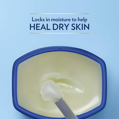 Vaseline 100% Pure Petroleum Jelly, 1.75 Oz / 49 Gr Jars, Pack of 3