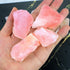 2lb/950g Rough Natural Rose Quartz Crystal Raw Stone Gemstone for Cabbing, Tumbling, Cutting, Polishing, Jewelry