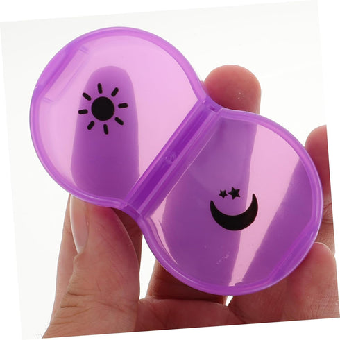 Weekly Portable Medication Organizer for -Day Pill Case Airtight Design Sturdy Wear-Resistant Material for Daily