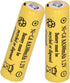 16 Packs AA 300mAh Ni-CD 1.2V Rechargeable Batteries for Outdoor Solar Lights, String Lights, Pathway Lights