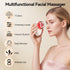 Ihelol 7 3 Color Neck Face Massager, Facial Massager with Suction Function, Face Sculpting Tool with Intensity Level