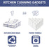 Nialnant Cotton Terry Kitchen Towels, 12 x 12 Inches, Set of 8, Super Soft and Absorbent Dish Cloths