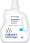 ATTITUDE Liquid Laundry Detergent, 60.8 Fl Oz, EWG Verified, 36 Loads, HE Compatible, Vegan, Wildflowers