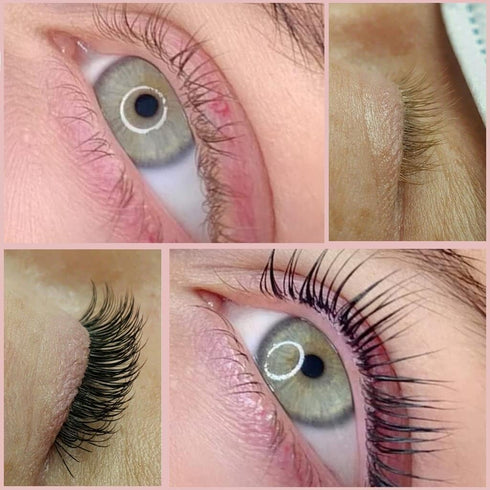Libeauty Black Lash Color Kit, Volumizing Eyelash and Eyebrow Hair Coloring Kit for DIY Use at Home or Salon
