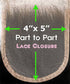 Joe Green 4x4 +1” HD Transparent Closure - 100% Virgin Remy Human Hair, Pre-Plucked Baby Hair, 10 Inch