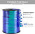 Blue Gradient Curling Ribbon, 1/5" Wide x 500 Yards Christmas Curling Ribbons for Gift Wrapping, Party Decoration, Balloon String, Crafting, Balloon Ribbons for Florist Flower (1 Roll) by KMER LIFE