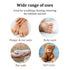 Wooden Cleaning Finger Nail Brush with Nylon Charcoal Bristles & Hanging Rope, Double-Sided for Scrubbing Fingernails