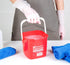 Restaurantware RW Clean 3 Quart Cleaning Bucket, Red Plastic Utility Bucket for Home or Commercial Use