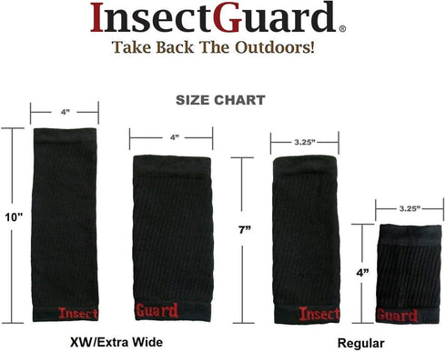 Permethrin Treated Tick Gaiters/Sleeves and Mosquitoes Flies Chiggers & More Insect Repellent Complete Package 2
