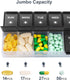 XL Weekly Pill Organizer, Fullicon Extra Large Daily Pill Box for Twice a Day Vitamin/Fish Oil/Supplements