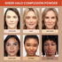 True + Luscious Sheer Halo Complexion Powder - Natural Matte Finish Foundation, 0.32 oz, Clean, Vegan, Cruelty-Free