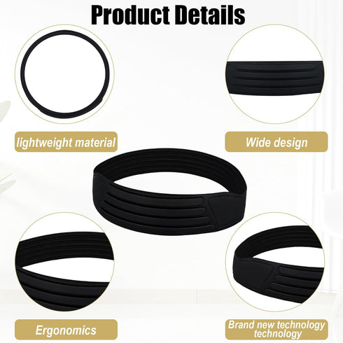 2pcs Patellar Tendon Support Strap, Comfortable Silicone Knee Brace Pads for Pain Relief in Sports