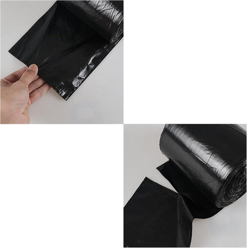 18 Gallons Large Black Recycling Trash Bags - 100 Counts