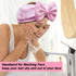 Shintop Women Fashion Soft Carol Fleece Bowknot Makeup Cosmetic Shower Elastic Hair Band, Pink Polka Dots