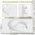 loyliawa Foldable Baby Shower Stand with Armrest, High Stability Adjustable Height Baby Shower Standing Support