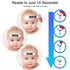 Misaso 30 Pack Reusable Forehead Thermometer Strips - Adhesive & Easy to Carry