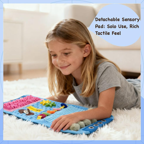 senopeeam Fidget Blanket and Muff, Alzheimer's Products for Elderly and Sensory Fidget Tools for Seniors