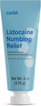 Curist 5% Lidocaine Cream - Maximum Strength Topical Pain Relief, 6 oz XL Tube for Effective Numbing