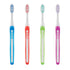 SmileGoods A385 Soft Bristle Toothbrush, 38 Tuft, 72 Individually Packaged Premium Toothbrushes, Assorted Colors Bulk