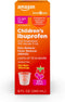 Amazon Basic Care Children's Ibuprofen Oral Suspension, 100 mg per 5 mL, Pain Reliever & Fever Reducer, 8 fl oz