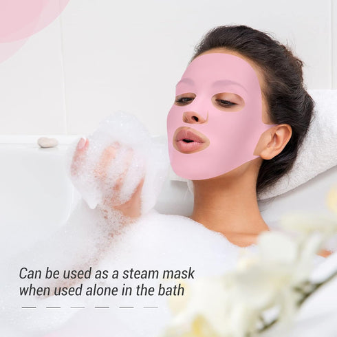 Maitys 5 Pcs Reusable Silicone Facial Mask Sheets for Women, Moisturizing Full Facial Mask Cover