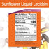 NOW Supplements, Sunflower Lecithin with naturally occurring Phosphatidyl Choline and Other Phosphatides, Liquid, 16-Ounce